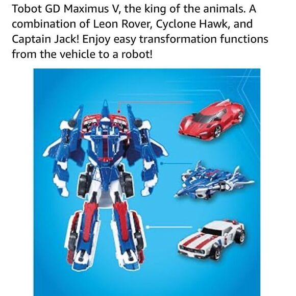 Maximus v TOBOT transformer TOY - Picture 6 of 7